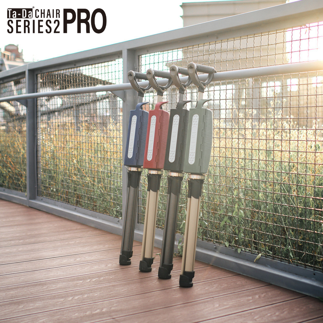 Ta-Da Chair 2 Pro 2-in-1 Walking Seat Stick | Made in Taiwan