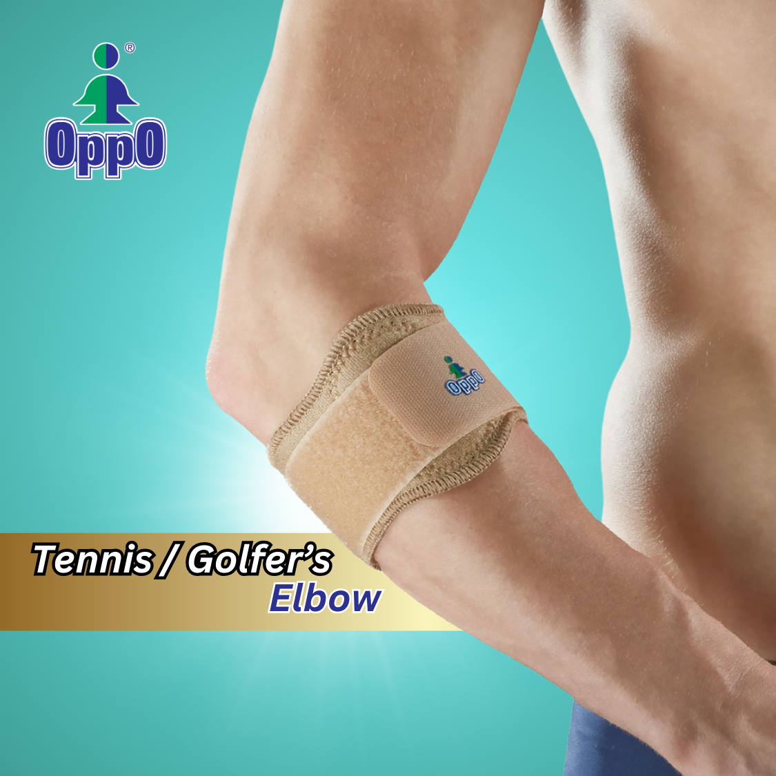 OppO Tennis/Golf Elbow Strap with Silicone Pad 1486