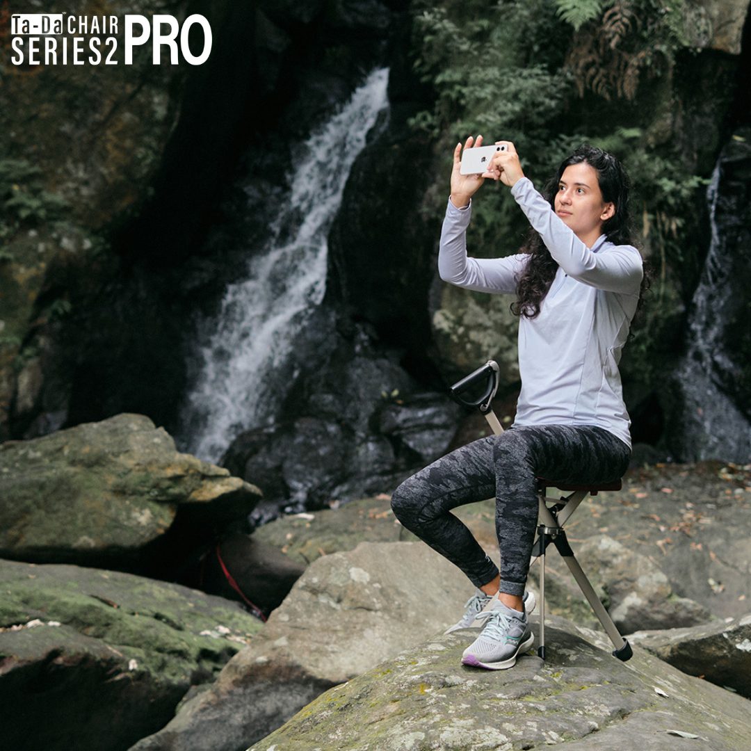 Ta-Da Chair 2 Pro 2-in-1 Walking Seat Stick | Made in Taiwan