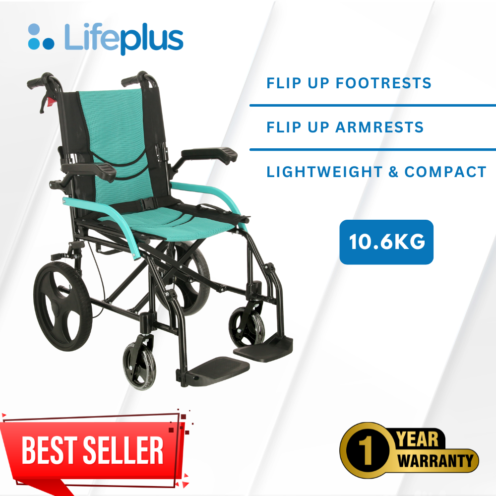 Lifeplus Flip-up Travel Wheelchair PHW863