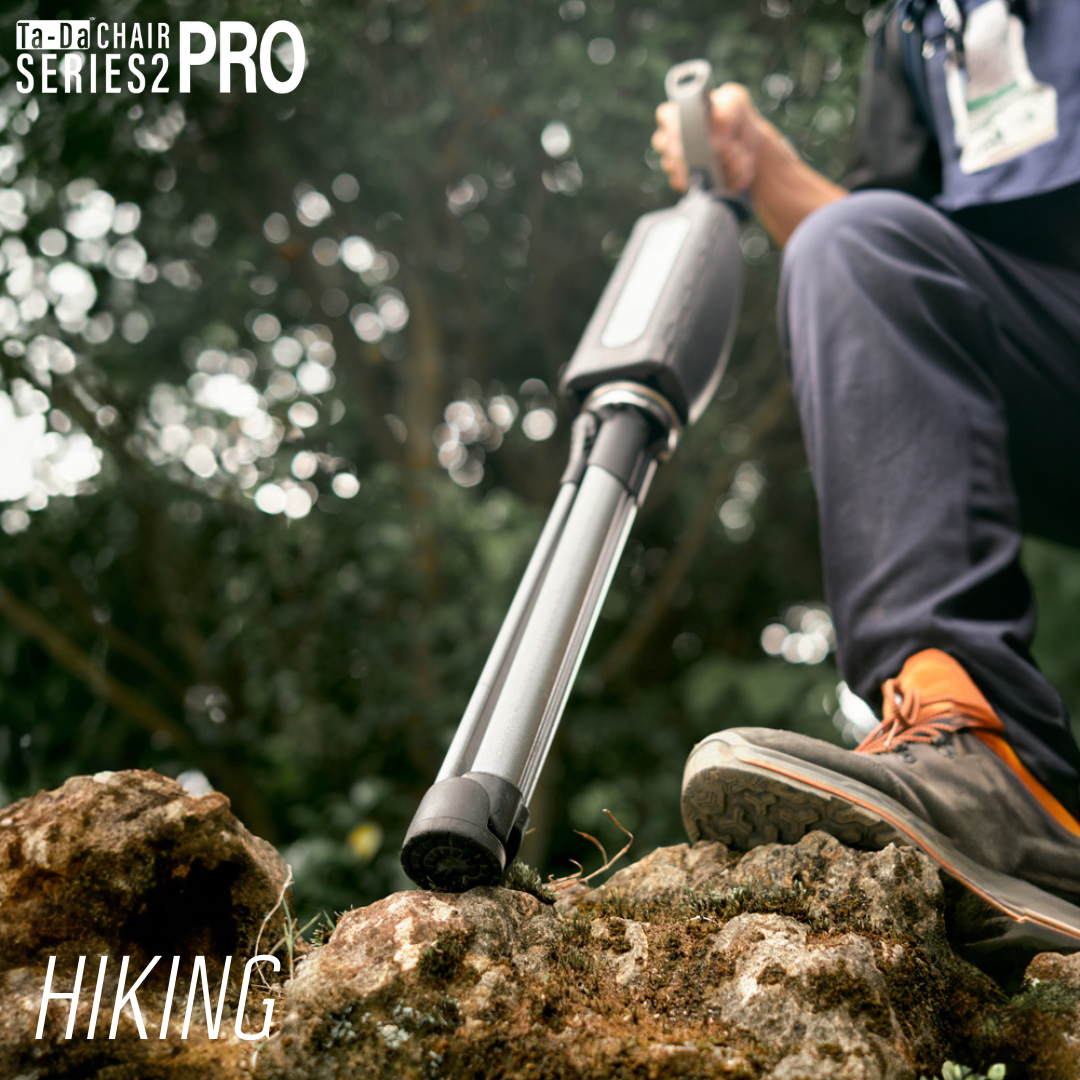 Ta-Da Chair 2 Pro 2-in-1 Walking Seat Stick | Made in Taiwan