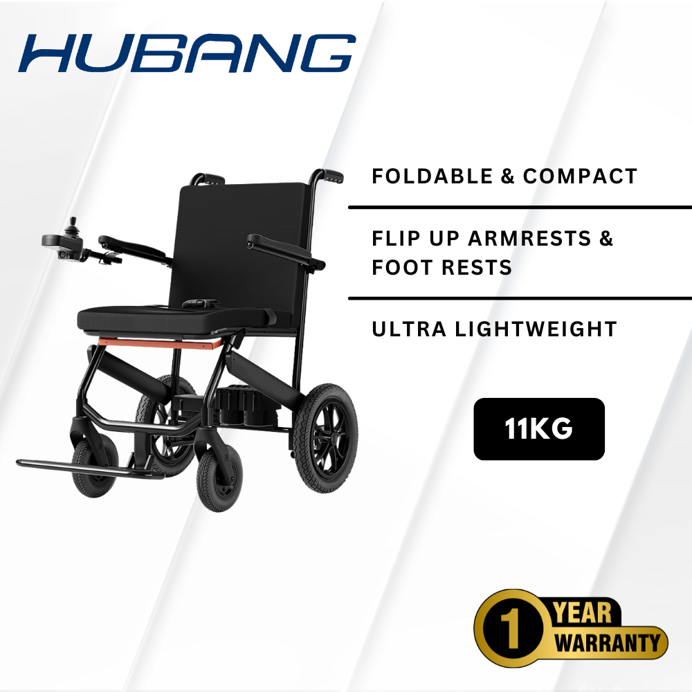 Hubang Lightweight Carbon Fiber Motorised Wheelchair HBLD3-B