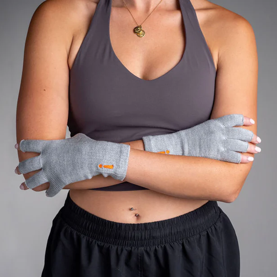 Incrediwear Fingerless Circulation Gloves (Grey)