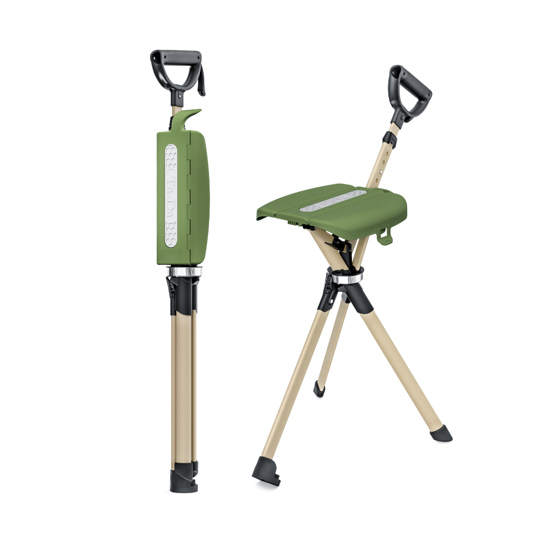 Ta-Da Chair 2 Pro 2-in-1 Walking Seat Stick | Made in Taiwan