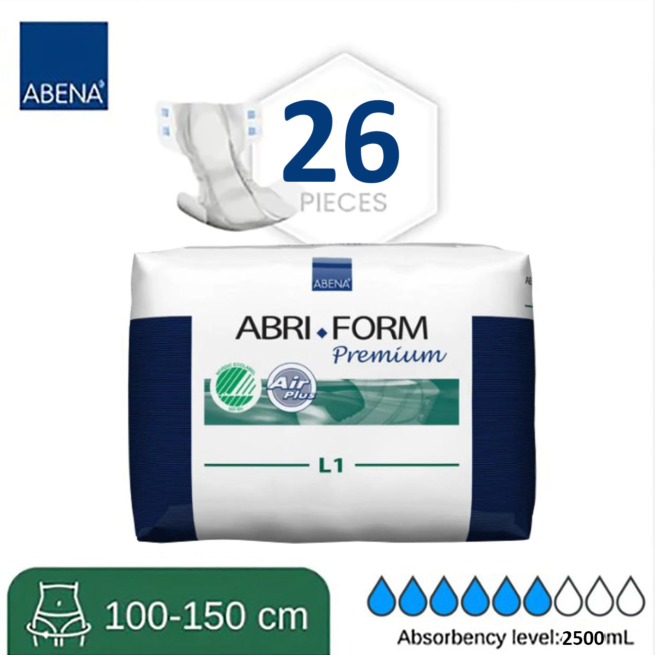 ABENA Slip Premium Tape Diaper (All-in-One Brief)