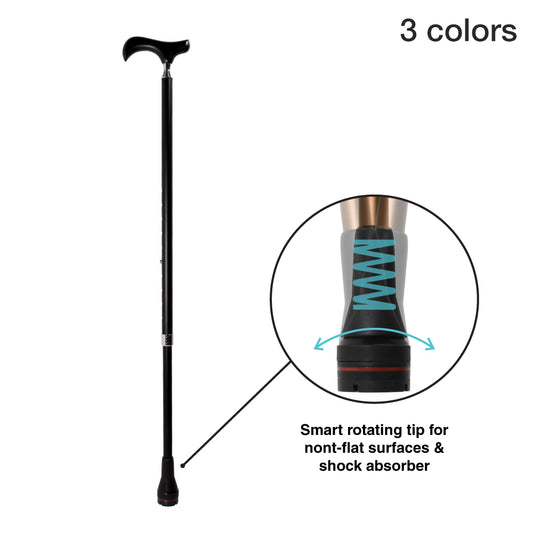 Mobees Luxury Walking Stick w/ Smart Tip