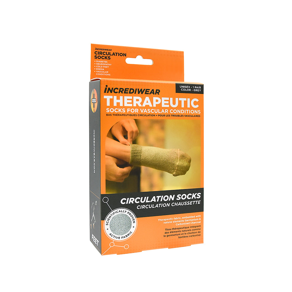 Incrediwear Low Cut Circulation Socks (Grey)