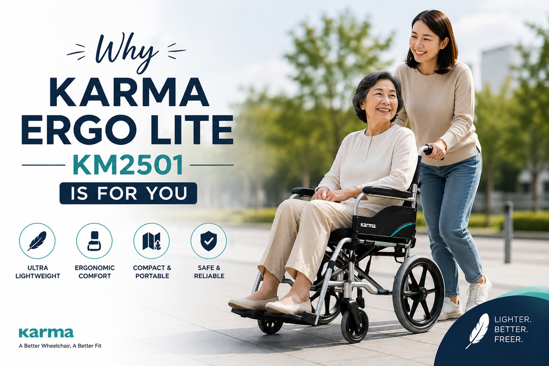 Why the Karma Ergo Lite KM2501 Is the Right Wheelchair for You
