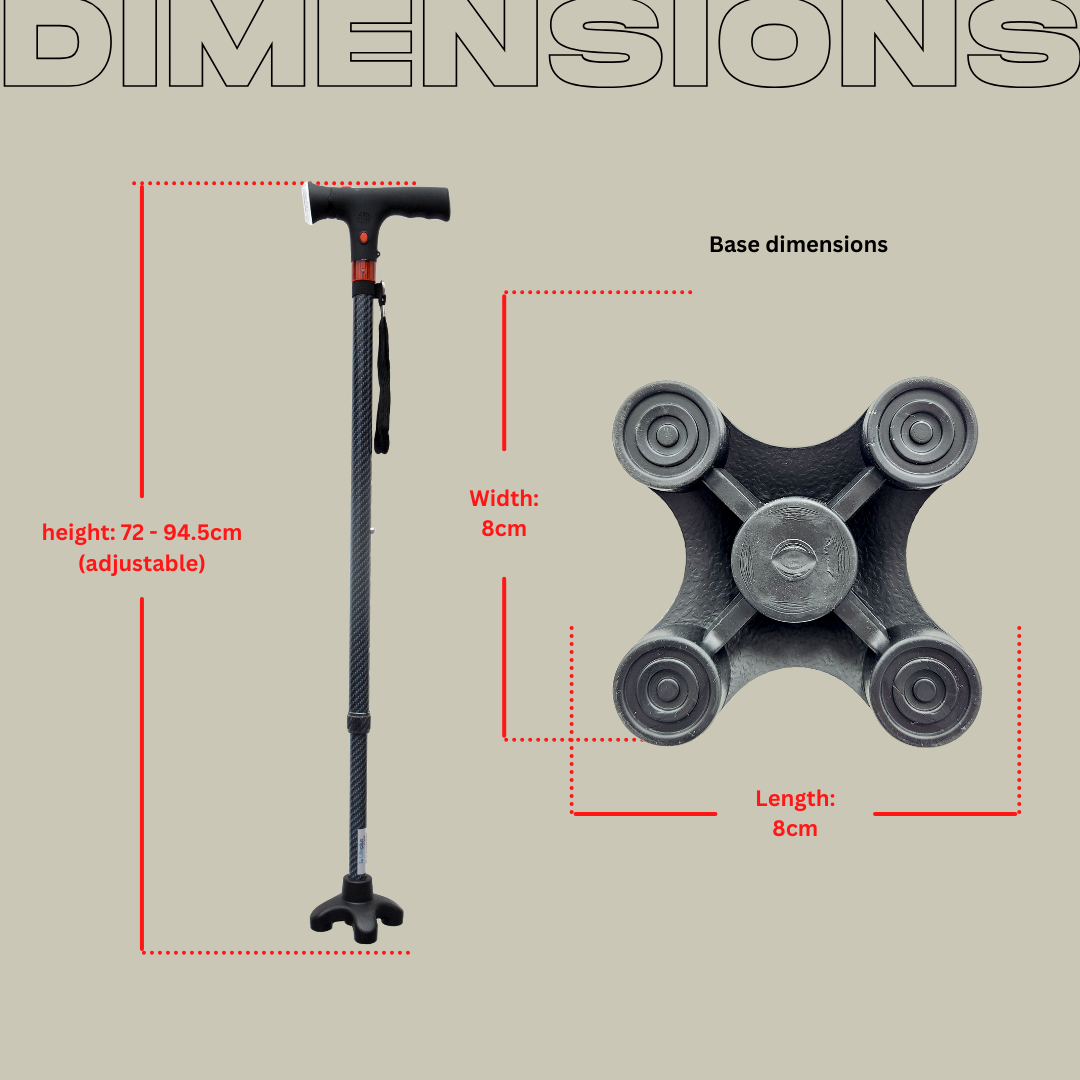 Lifeplus Smart Walking Stick with LED