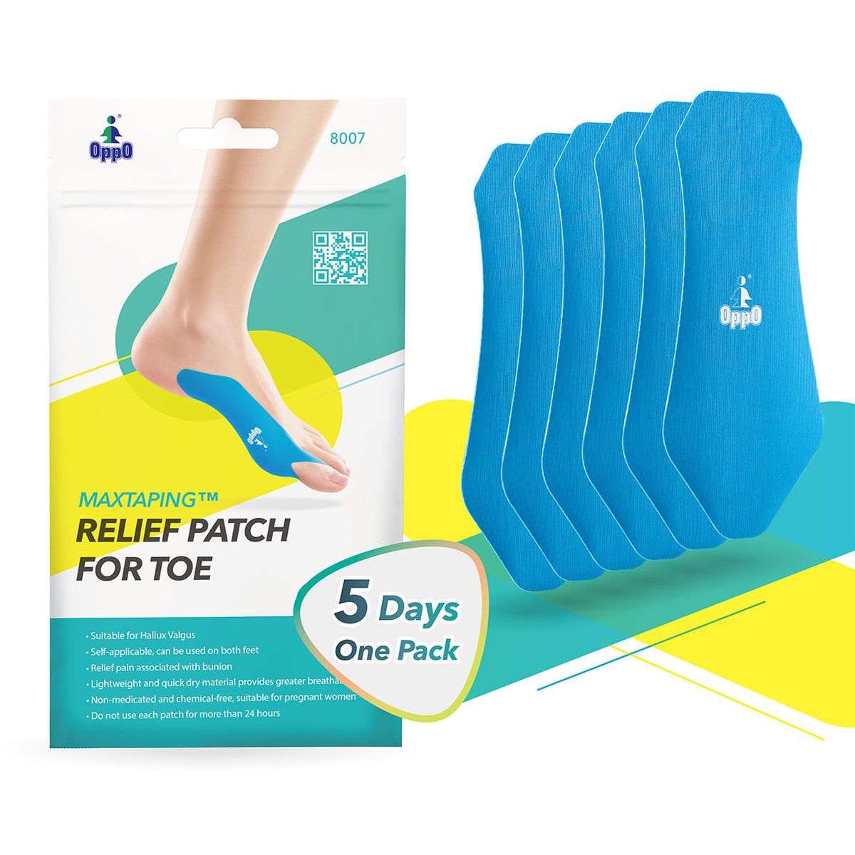Oppo Relief Patch for Toe