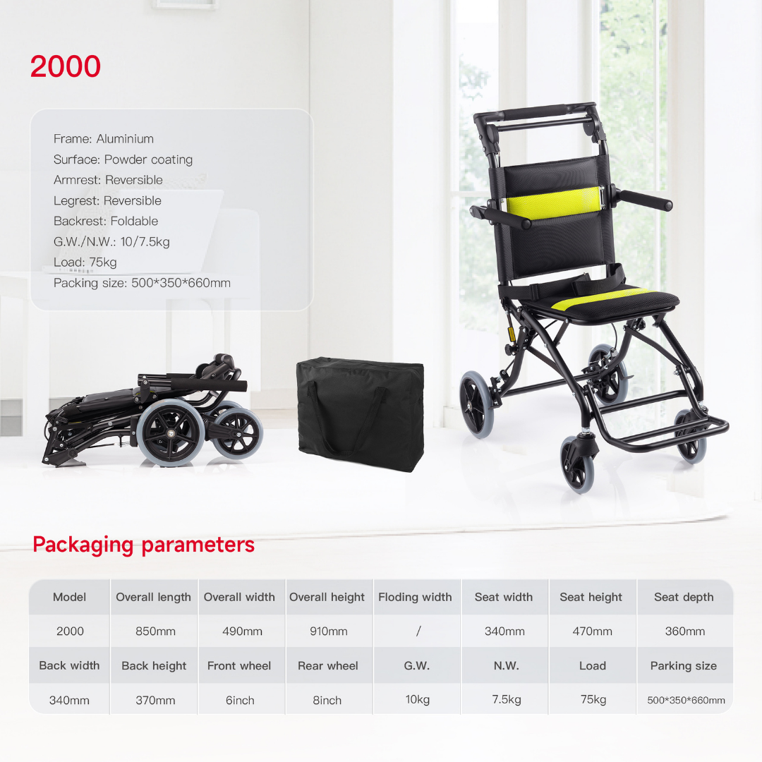 Yuwell Lightweight Transport Chair