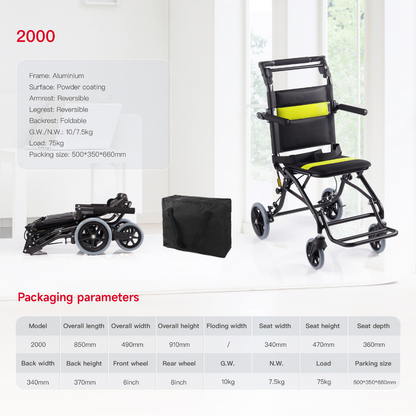 Yuwell Lightweight Transport Chair