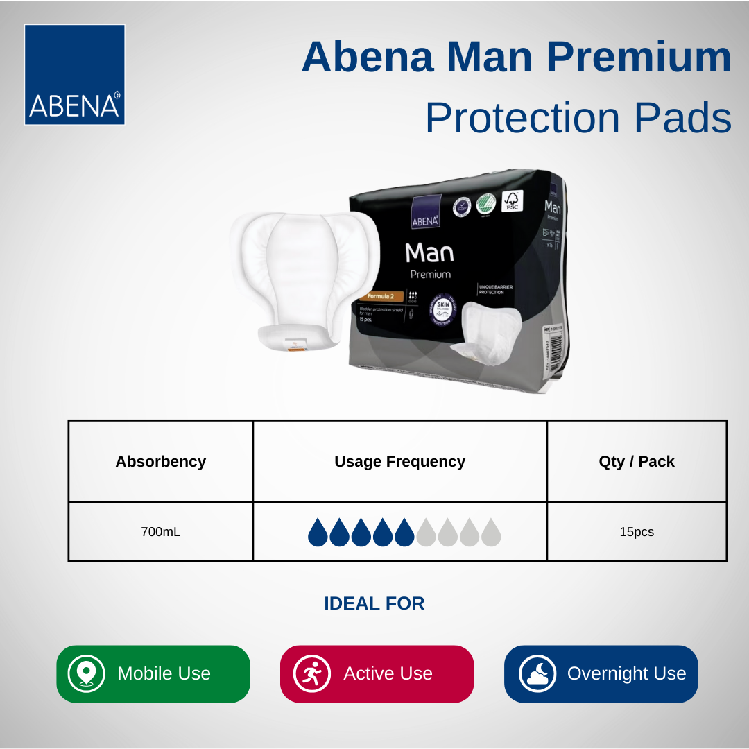 Abena Man Premium Formula 2 Bladder Protection Pads