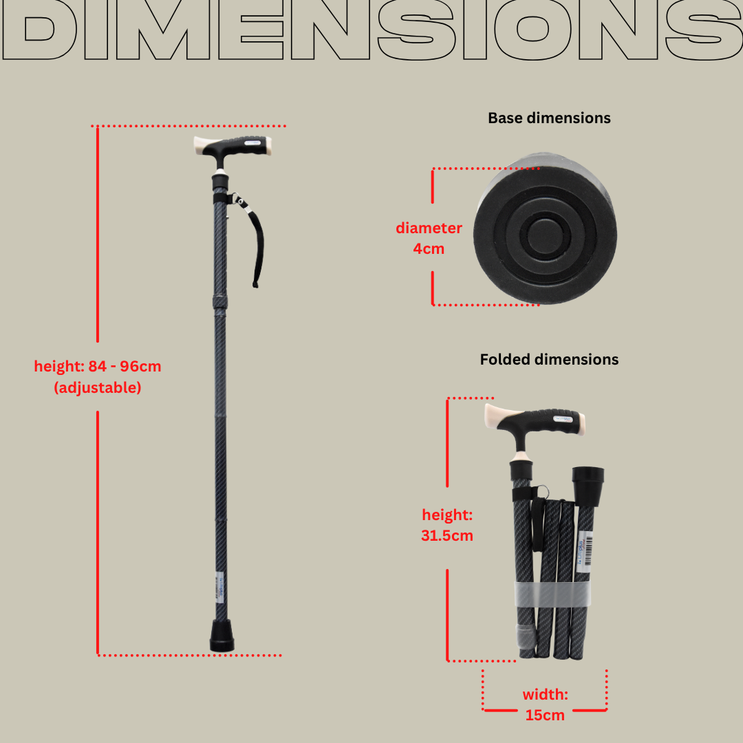 Lifeplus Smart Foldable Walking Stick