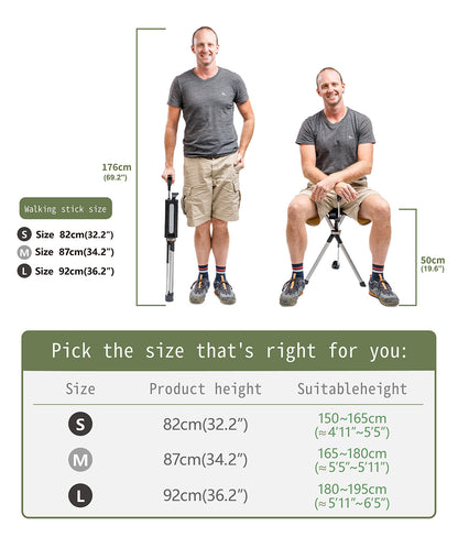 Ta-Da® Chair Series 2 Walking Seat Stick