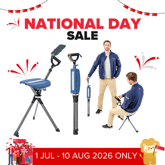 Ta-Da Chair 2 Pro 2-in-1 Walking Seat Stick | Made in Taiwan