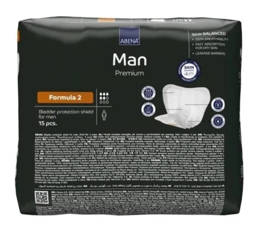 Abena Man Premium Formula 2 Bladder Protection Pads