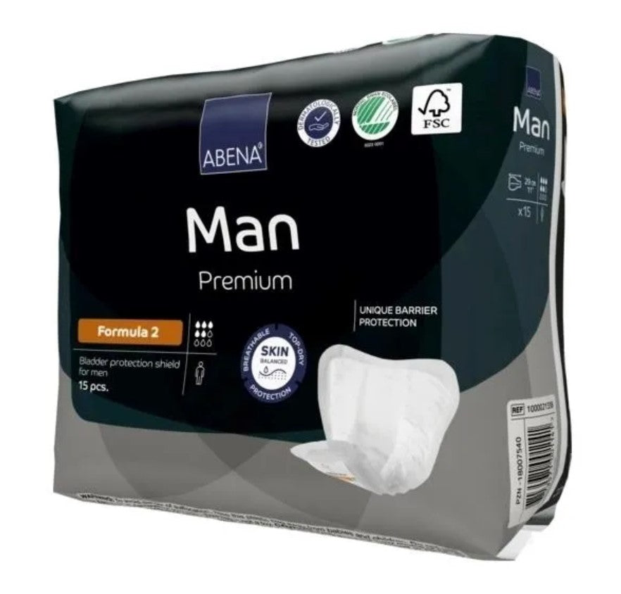 Abena Man Premium Formula 2 Bladder Protection Pads