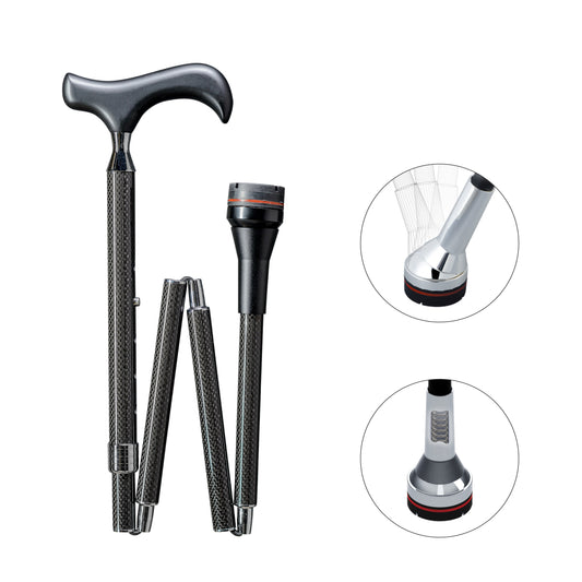 Lifeplus Prestige Foldable Carbon Fiber Walking Stick