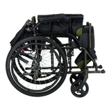 Lifeplus Flip-up Wheelchair PHW863 - Forest Green