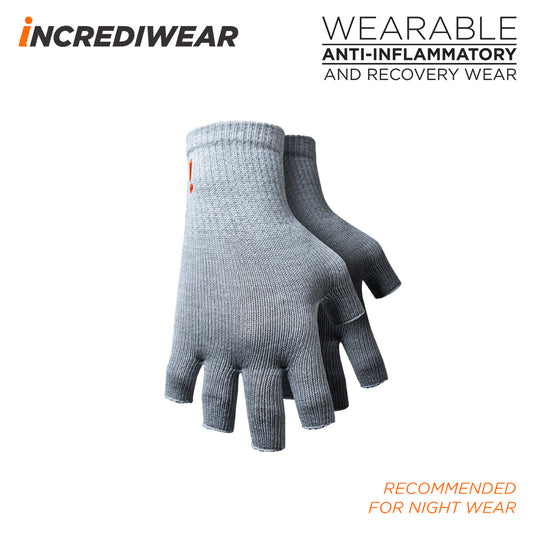 Incrediwear Fingerless Circulation Gloves (Grey)