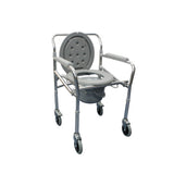 Lifeplus Aluminium Foldable Adjustable Mobile Commode KY696